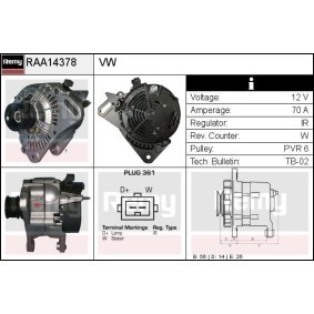 Lichtmaschine RAA14378 von DELCO REMY günstig für 139,05 € online kaufen