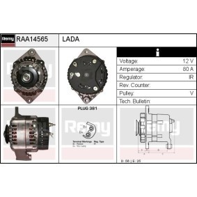Lichtmaschine für LADA von DELCO REMY