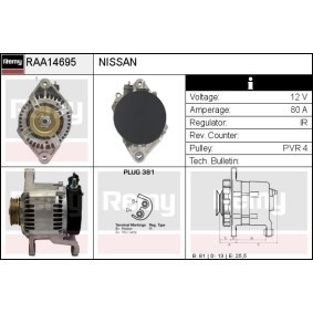 Lichtmaschine RAA14695 von DELCO REMY günstig für 133,67 € online kaufen