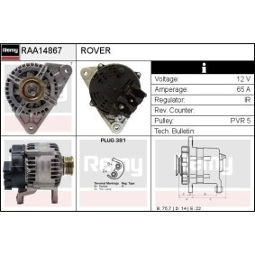 Lichtmaschine für ROVER von DELCO REMY