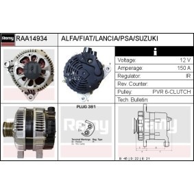 Lichtmaschine RAA14934 von DELCO REMY günstig für 195,15 € online kaufen