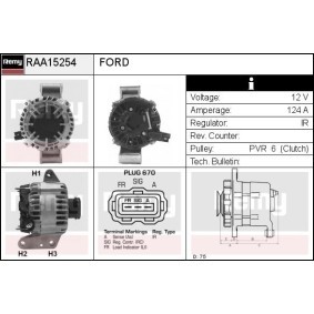 Lichtmaschine RAA15254 von DELCO REMY günstig für 165,67 € online kaufen