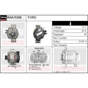 Lichtmaschine RAA15369 von DELCO REMY günstig für 165,61 € online kaufen