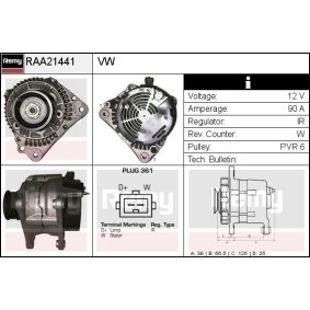 Lichtmaschine RAA21441 von DELCO REMY günstig für 144,39 € online kaufen
