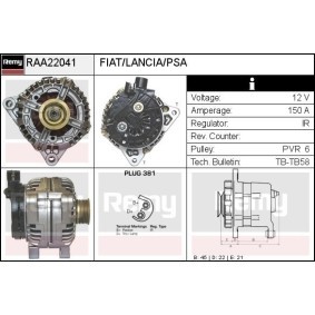 Lichtmaschine RAA22041 von DELCO REMY günstig für 176,20 € online kaufen