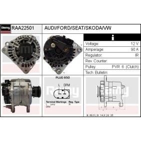 Lichtmaschine RAA22501 von DELCO REMY günstig für 156,41 € online kaufen