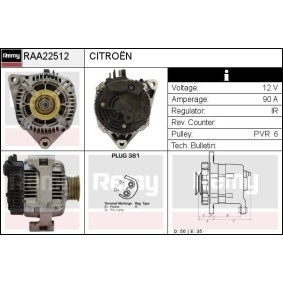 Lichtmaschine RAA22512 von DELCO REMY günstig für 152,44 € online kaufen