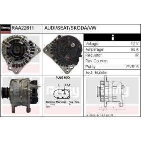 Lichtmaschine RAA22611 von DELCO REMY günstig für 151,54 € online kaufen