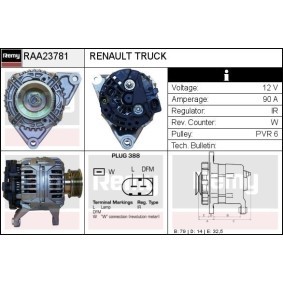 Lichtmaschine RAA23781 von DELCO REMY günstig für 151,54 € online kaufen