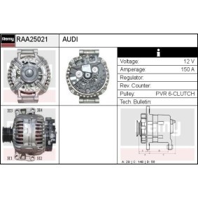 Lichtmaschine RAA25021 von DELCO REMY günstig für 183,87 € online kaufen