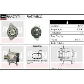 Lichtmaschine RAA27171 von DELCO REMY günstig für 147,12 € online kaufen