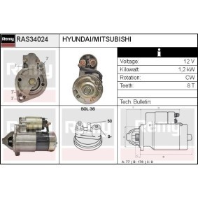 Anlasser für HYUNDAI von DELCO REMY