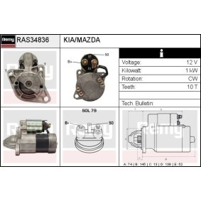Anlasser RAS34836 von DELCO REMY günstig für 99,61 € online kaufen