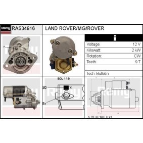 Anlasser RAS34916 von DELCO REMY günstig für 164,39 € online kaufen