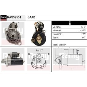 Anlasser RAS39551 von DELCO REMY günstig für 103,93 € online kaufen