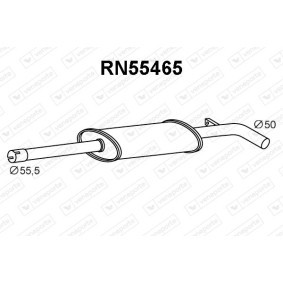 Vorschalldämpfer von VENEPORTE für MEGANE III Coupe (DZ0/1_) günstig online kaufen