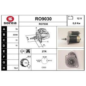 Comprar Motor de arranque de SNRA RO9030 a bajo precio de 137,40 €