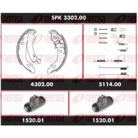 Comprar Kit frenos, disco de tambor de REMSA SPK 3302.00 a bajo precio de 79,47 €