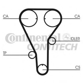 Acquista Cinghia dentata da CONTITECH CT972 a buon mercato per soli 22,92 €