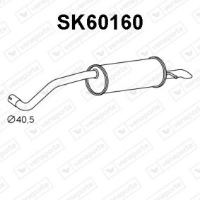 Kjøp Bakre eksospotte av VENEPORTE ST63045 til den lave prisen 473,99 NOK