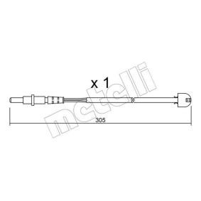 Warnkontakt, Bremsbelagverschleiß SU.098 von METELLI günstig für 4,25 € online kaufen