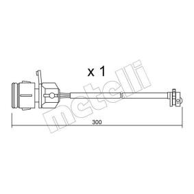 Warnkontakt, Bremsbelagverschleiß SU.249 von METELLI günstig für 6,71 € online kaufen