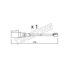 Warnkontakt, Bremsbelagverschleiß SU.289 von TRUSTING günstig für 11,05 € online kaufen