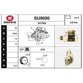 Compre Motor de arranque da SNRA SU9000 a um preço baixo por 181,94 €