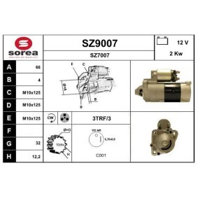 Compre Motor de arranque da SNRA SZ9007 a um preço baixo por 156,90 €