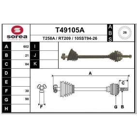Antriebswelle T49105A von EAI günstig für 102,03 € online kaufen