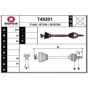 Antriebswelle T49201 von EAI günstig für 93,49 € online kaufen