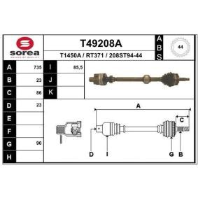 Antriebswelle T49208A von EAI günstig für 110,39 € online kaufen