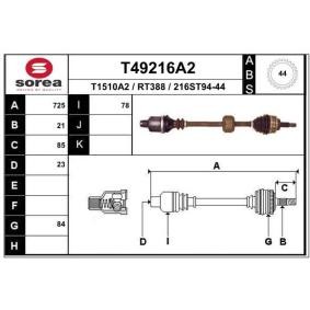 Antriebswelle T49216A2 von EAI günstig für 72,56 € online kaufen