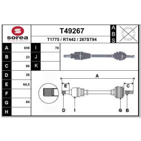 Antriebswelle T49267 von EAI günstig für 114,52 € online kaufen