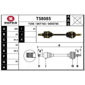 Antriebswelle T58085 von EAI günstig für 67,28 € online kaufen