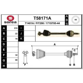 Antriebswelle T58171A von EAI günstig für 103,72 € online kaufen