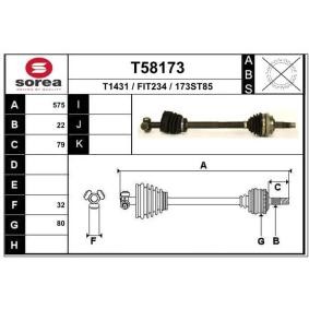 Antriebswelle T58173 von EAI günstig für 96,59 € online kaufen