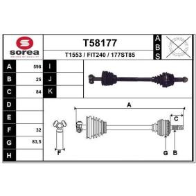 Antriebswelle T58177 von EAI günstig für 96,59 € online kaufen