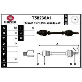 Antriebswelle T58236A1 von EAI günstig für 117,84 € online kaufen