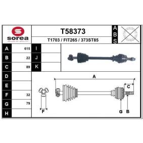 Antriebswelle T58373 von EAI günstig für 116,15 € online kaufen