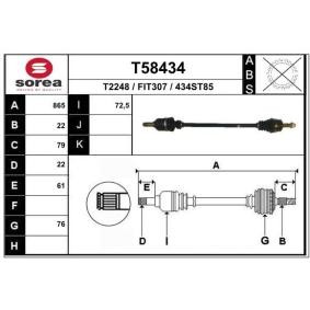 Antriebswelle T58434 von EAI günstig für 117,28 € online kaufen