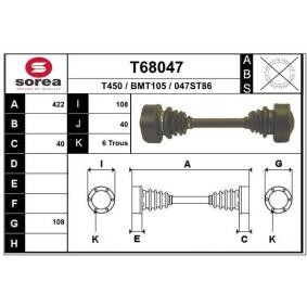 Antriebswelle T68047 von EAI günstig für 117,80 € online kaufen