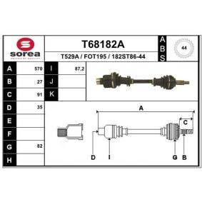 Antriebswelle T68182A von EAI günstig für 96,59 € online kaufen