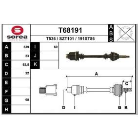 Antriebswelle T68191 von EAI günstig für 118,89 € online kaufen