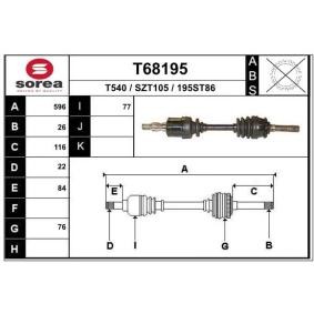 Acquista Semiasse da EAI T68195 a buon mercato per soli 145,20 €