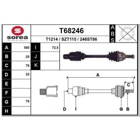Acquista Semiasse da EAI T68246 a buon mercato per soli 119,76 €