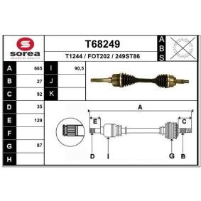 Antriebswelle T68249 von EAI günstig für 108,61 € online kaufen