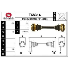 Antriebswelle T68314 von EAI günstig für 117,80 € online kaufen