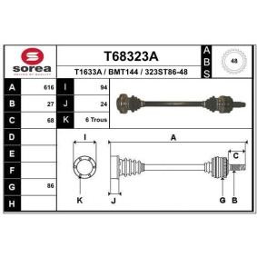 Antriebswelle T68323A von EAI günstig für 110,72 € online kaufen
