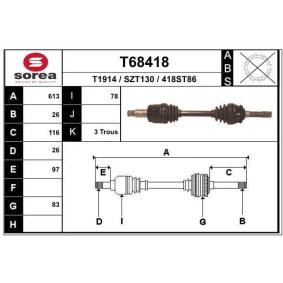 Acquista Semiasse da EAI T68418 a buon mercato per soli 145,20 €